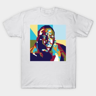 Abstract rapper popart T-Shirt